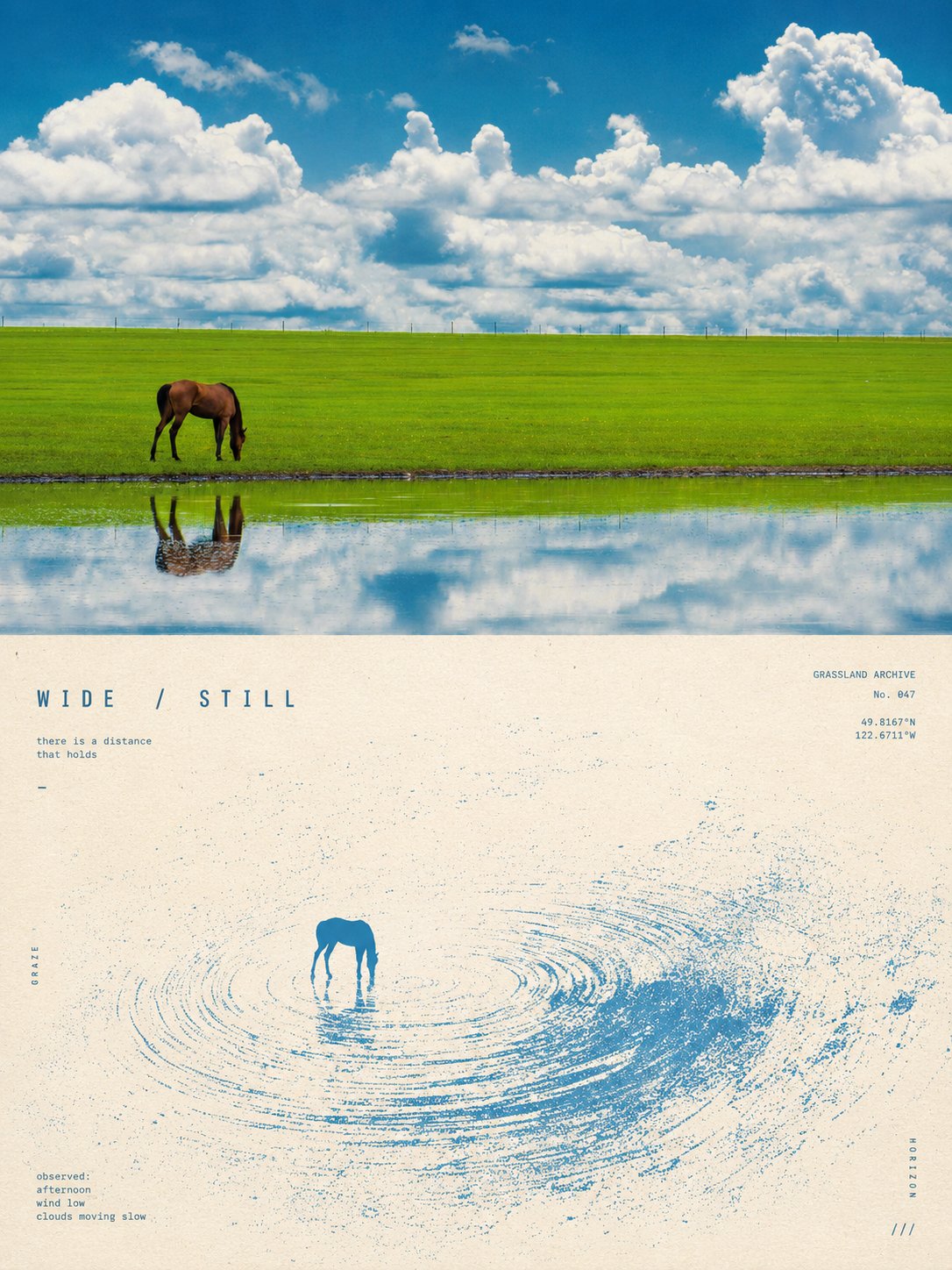 surreal minimalist printmaking visual photo art example