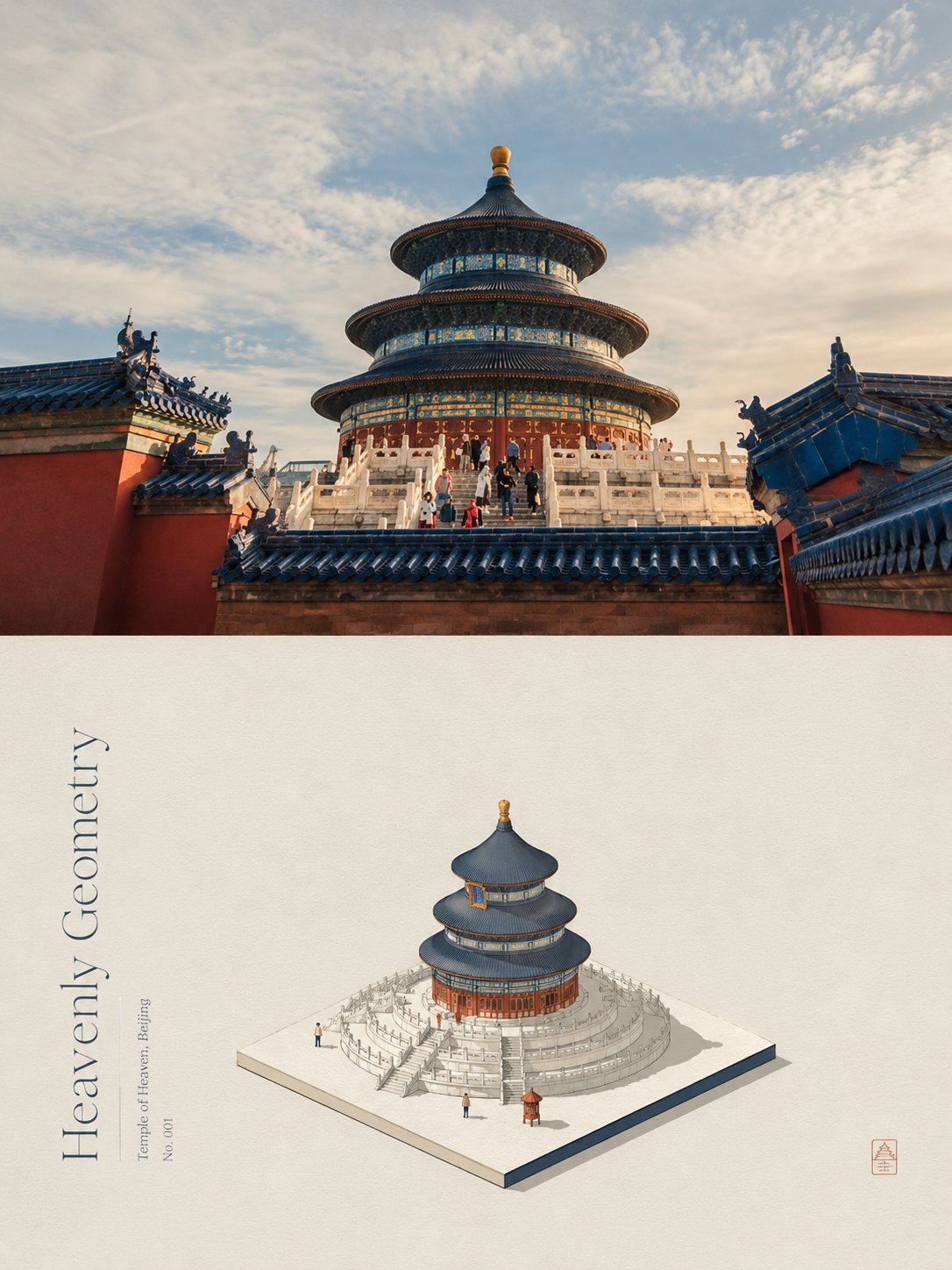Minimal Isometric Illustration photo art example