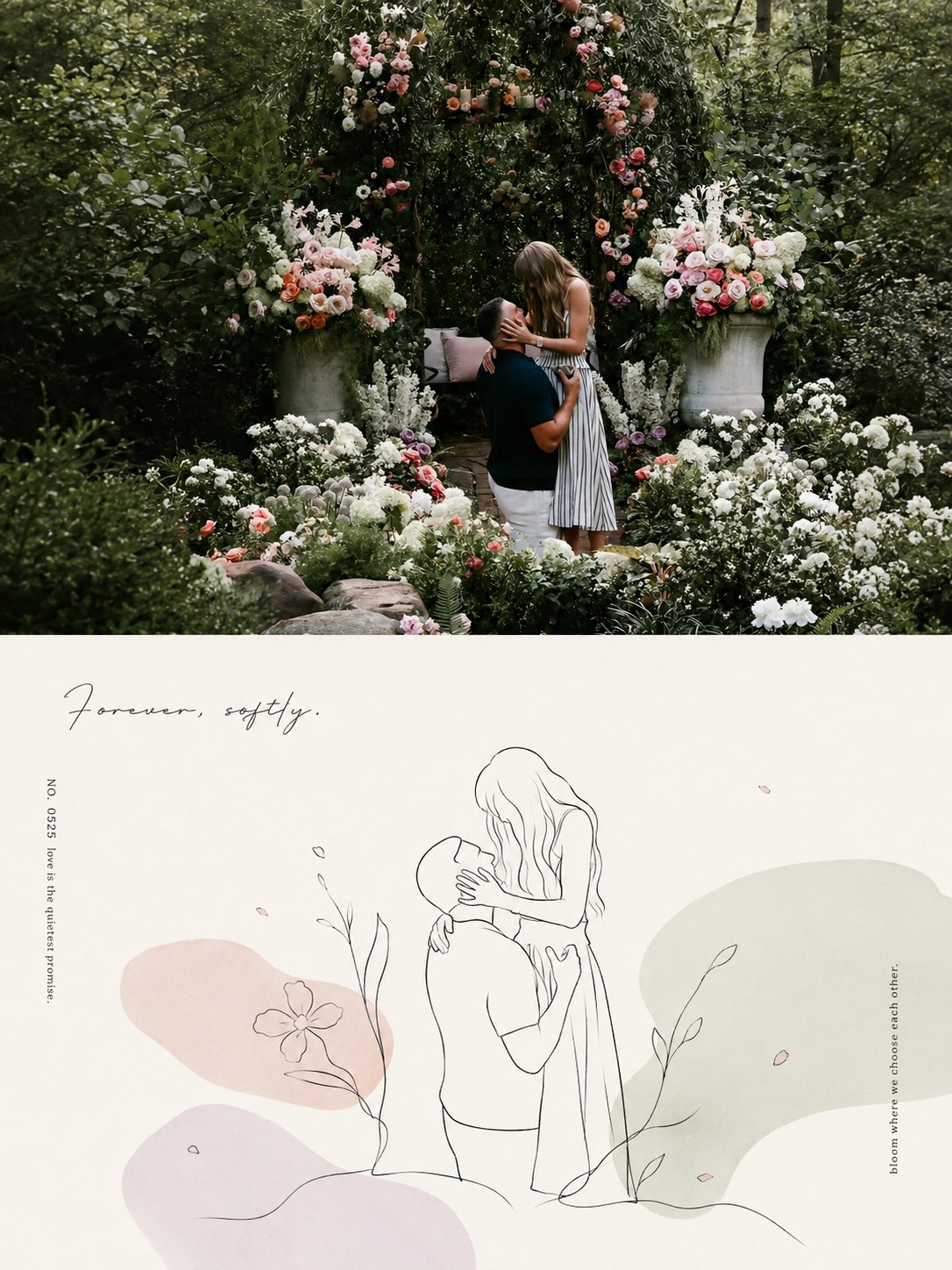 Minimal Continuous Linework photo art example