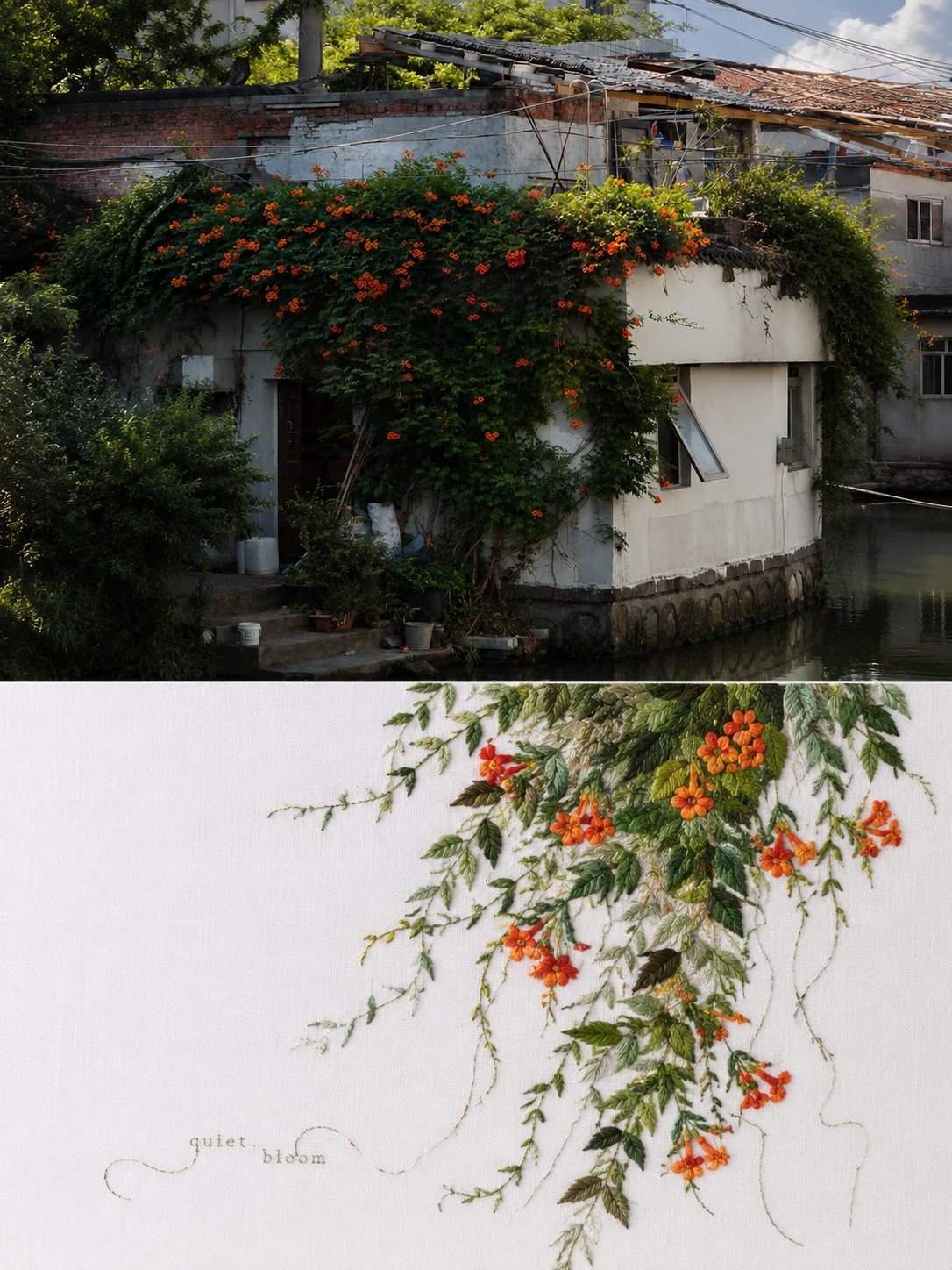 embroidery one by one photo art example