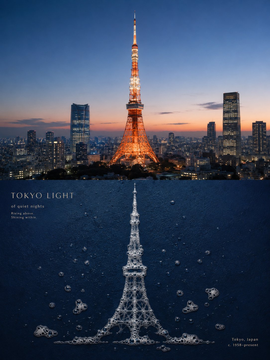 Photoreal Soap-Foam Graphic photo art example