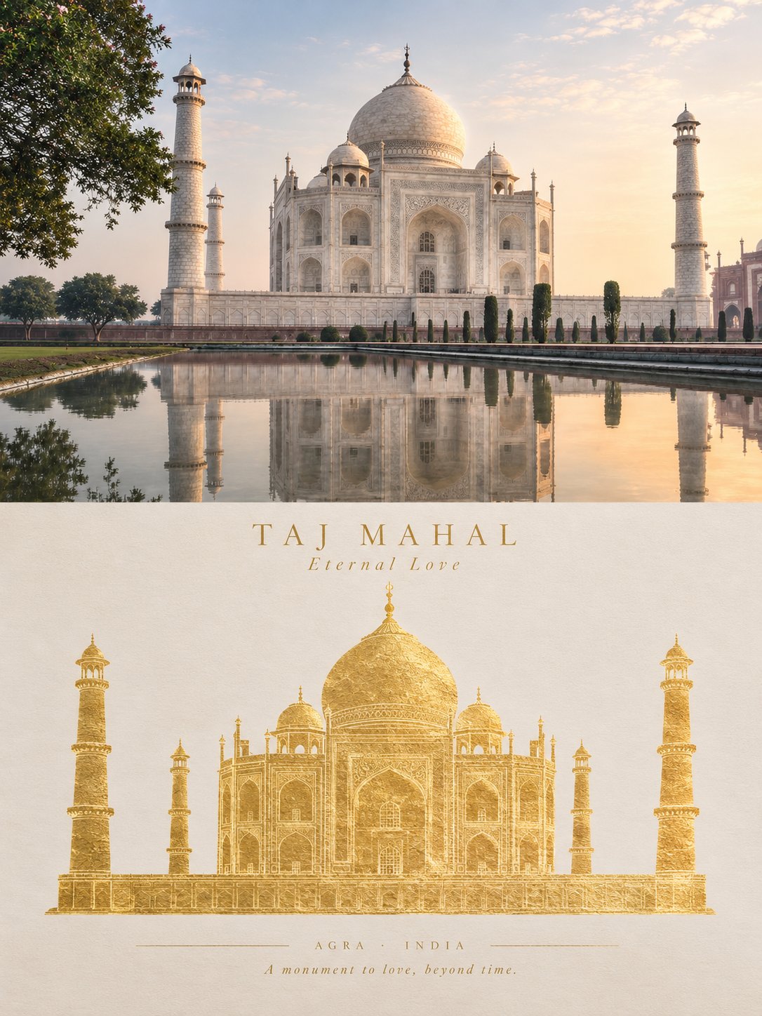 Pure Gold Graphic photo art example