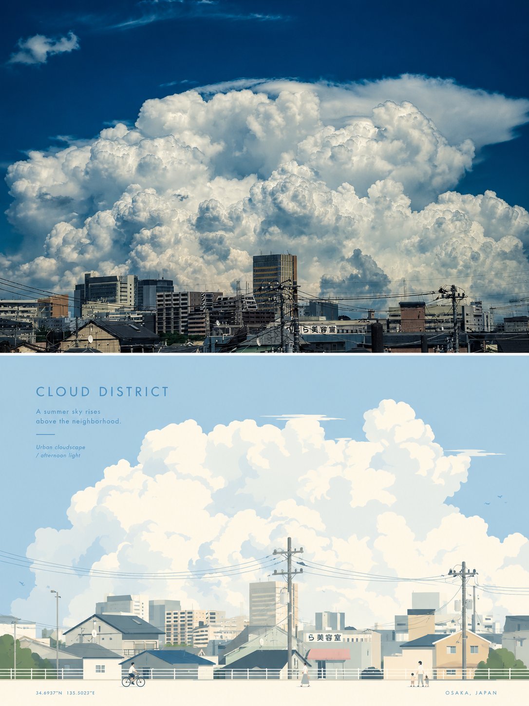 Narrative Scene Illustration photo art example