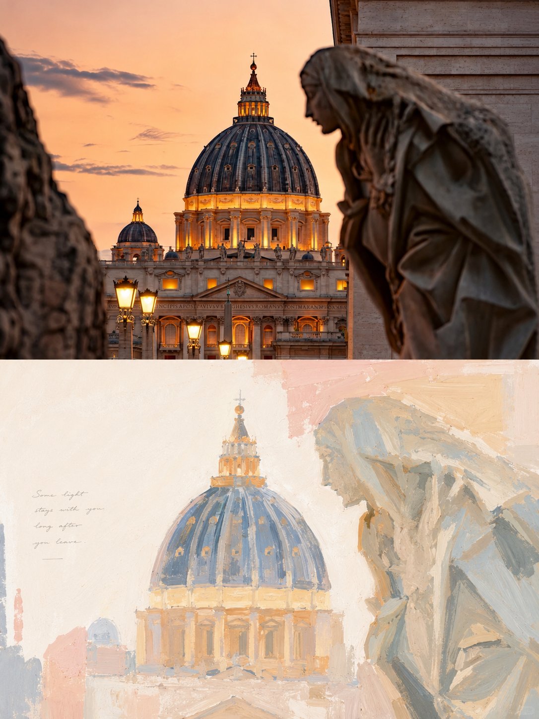 Healing Pastel Editorial Painting artwork example 2