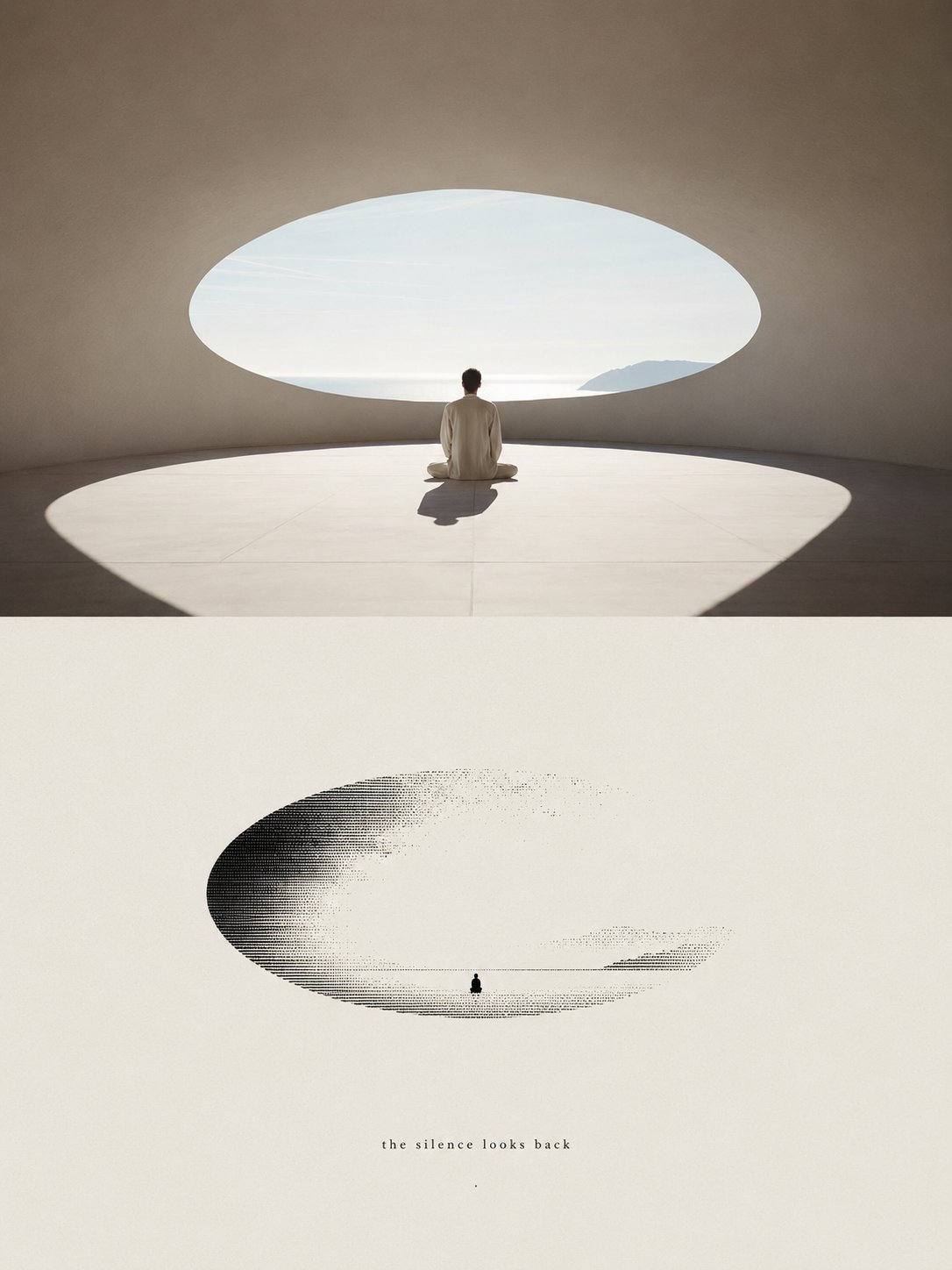 Zen Black-Form Meditation artwork example 2