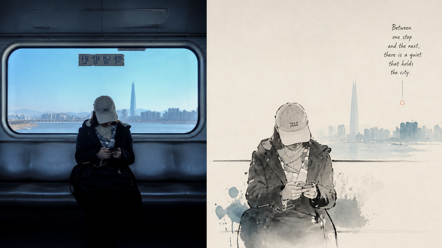 Modern Chinese Freehand Editorial photo art example