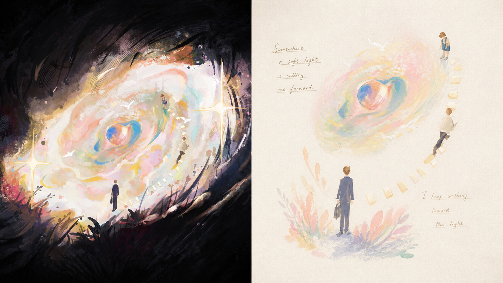 Poetic Pastel Drawing artwork example 3