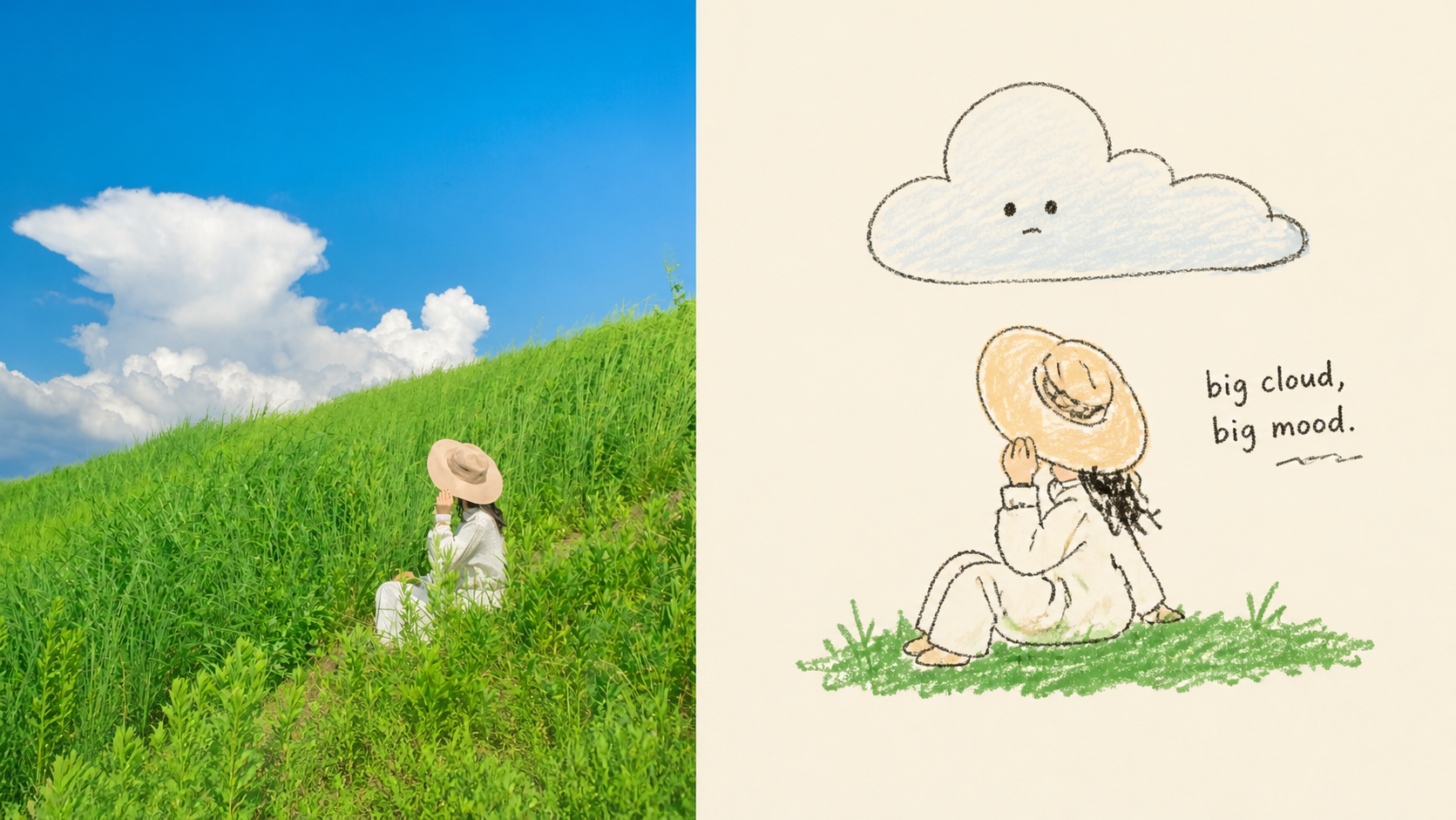 Ugly-Cute Naive Doodle photo art example