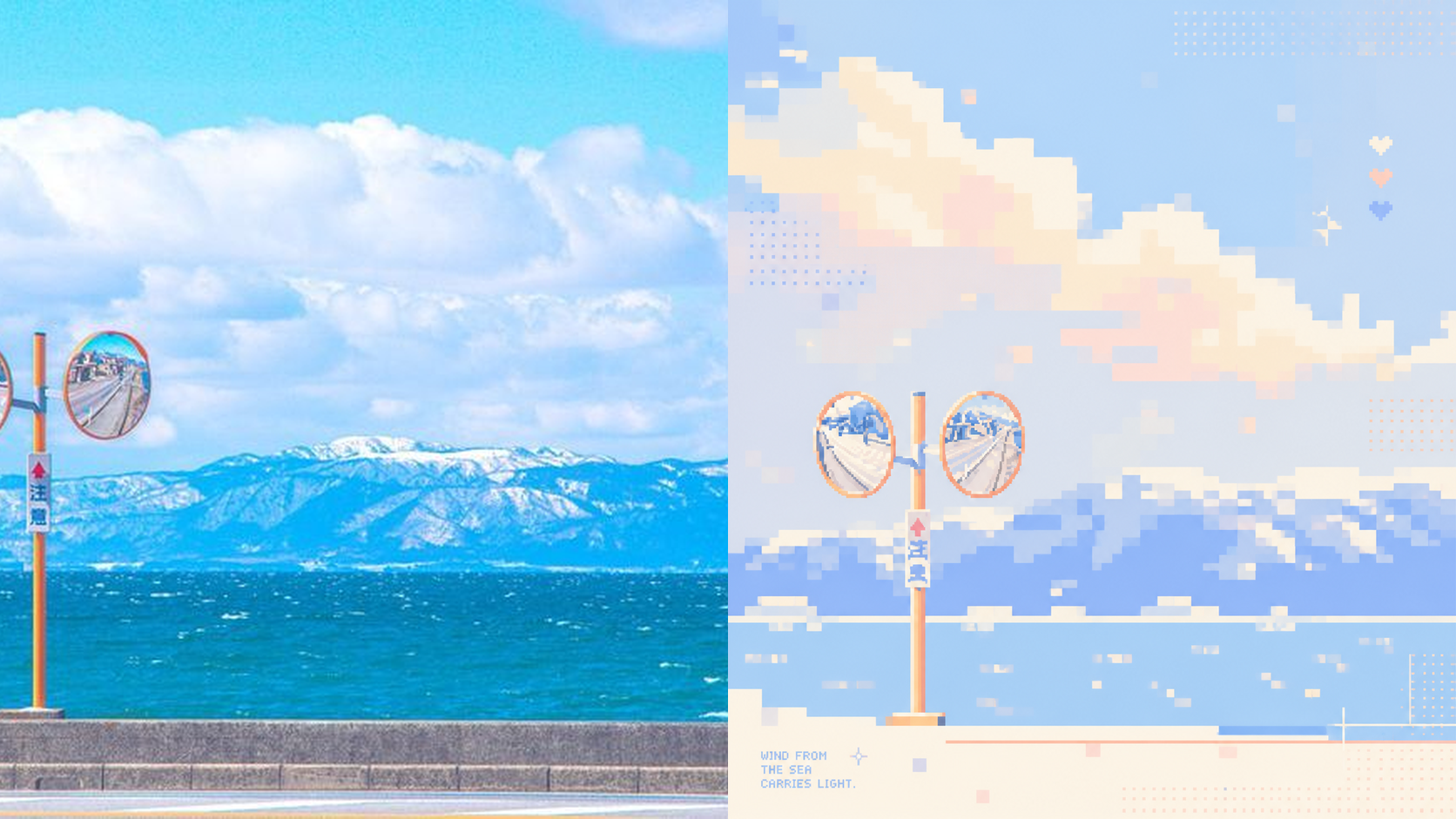Limited-Palette Pixel Art photo art example
