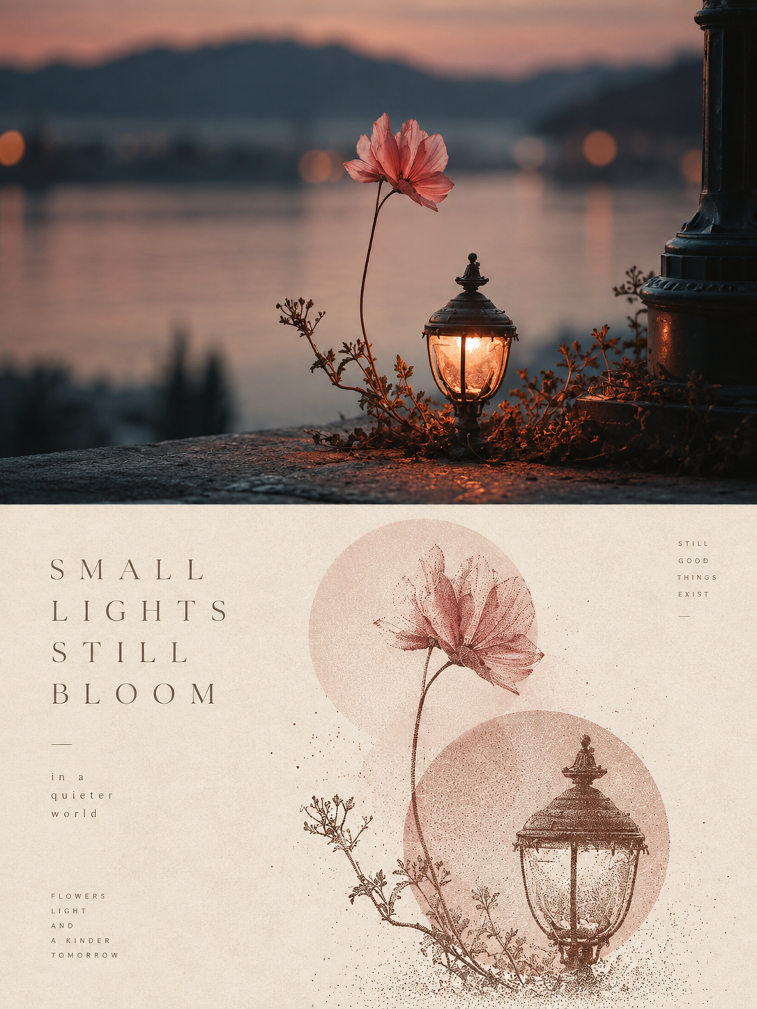 Botanical Stipple Overprint photo art example