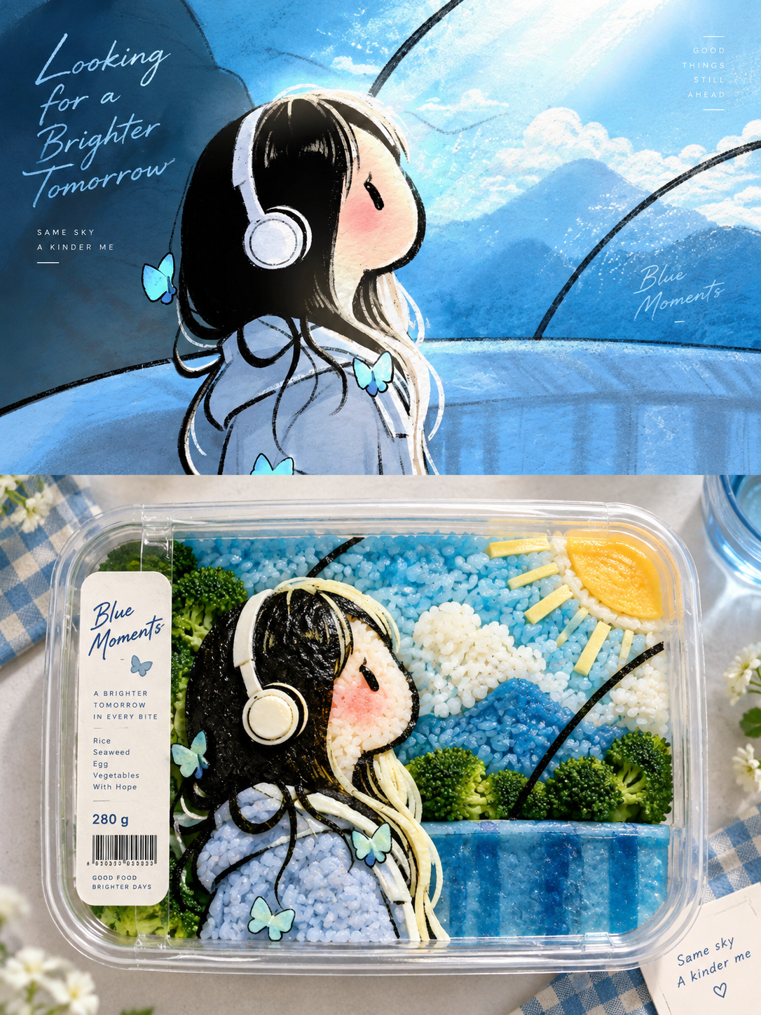 Food-Material Bento Packaging photo art example
