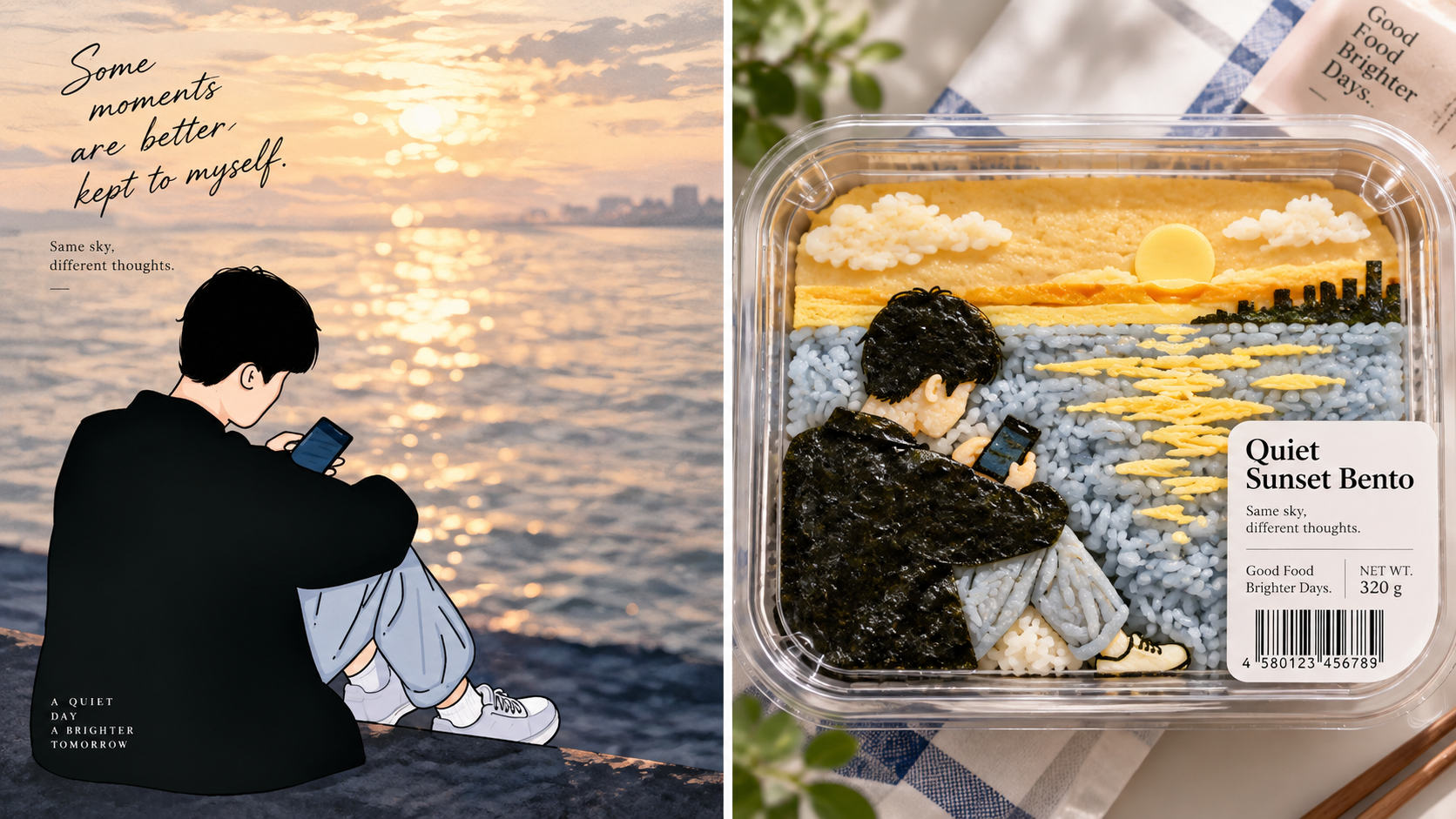 Food-Material Bento Packaging artwork example 2