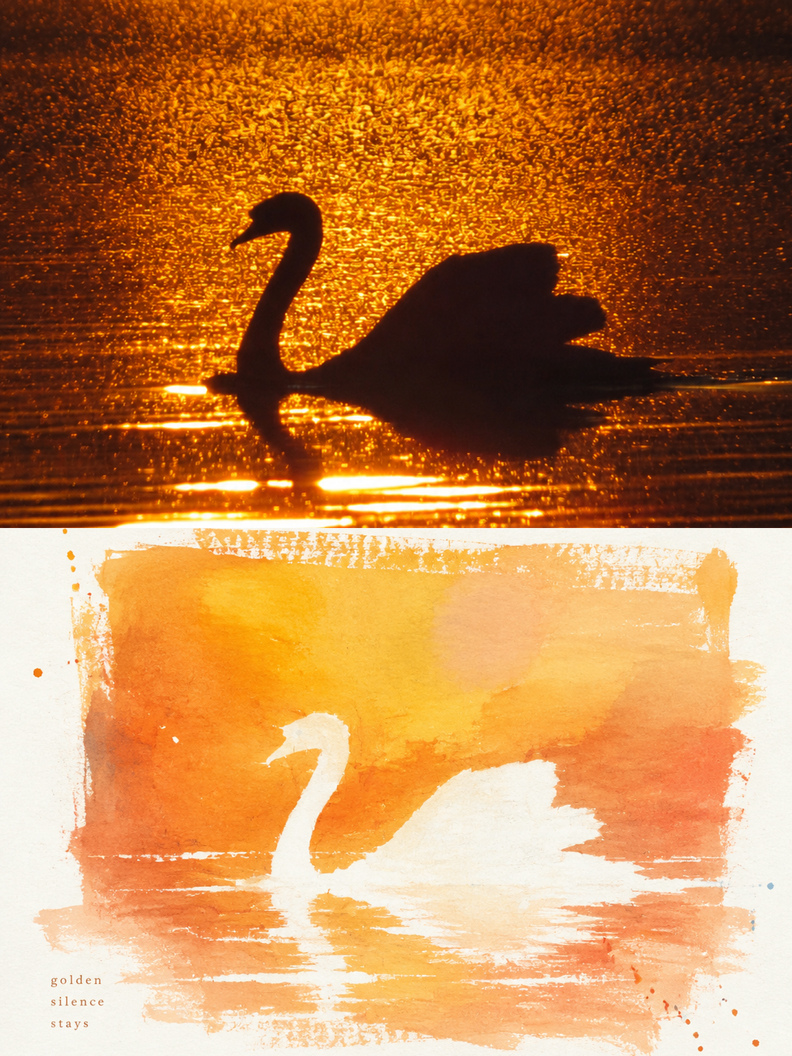 Hand-Painted Rectangular Color-Field Illustration artwork example 3
