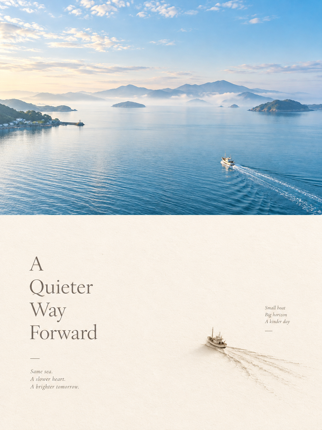 Paper-Text Miniature Landscape photo art example