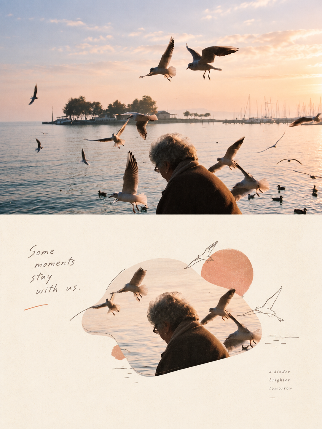 Warm Organic Editorial Collage artwork example 3