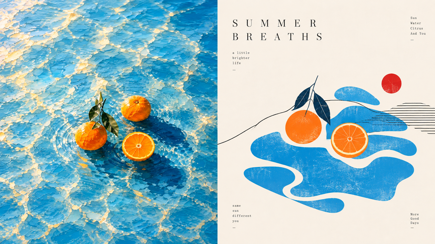 Blue-Pink Modernist Graphic Poster artwork example 2
