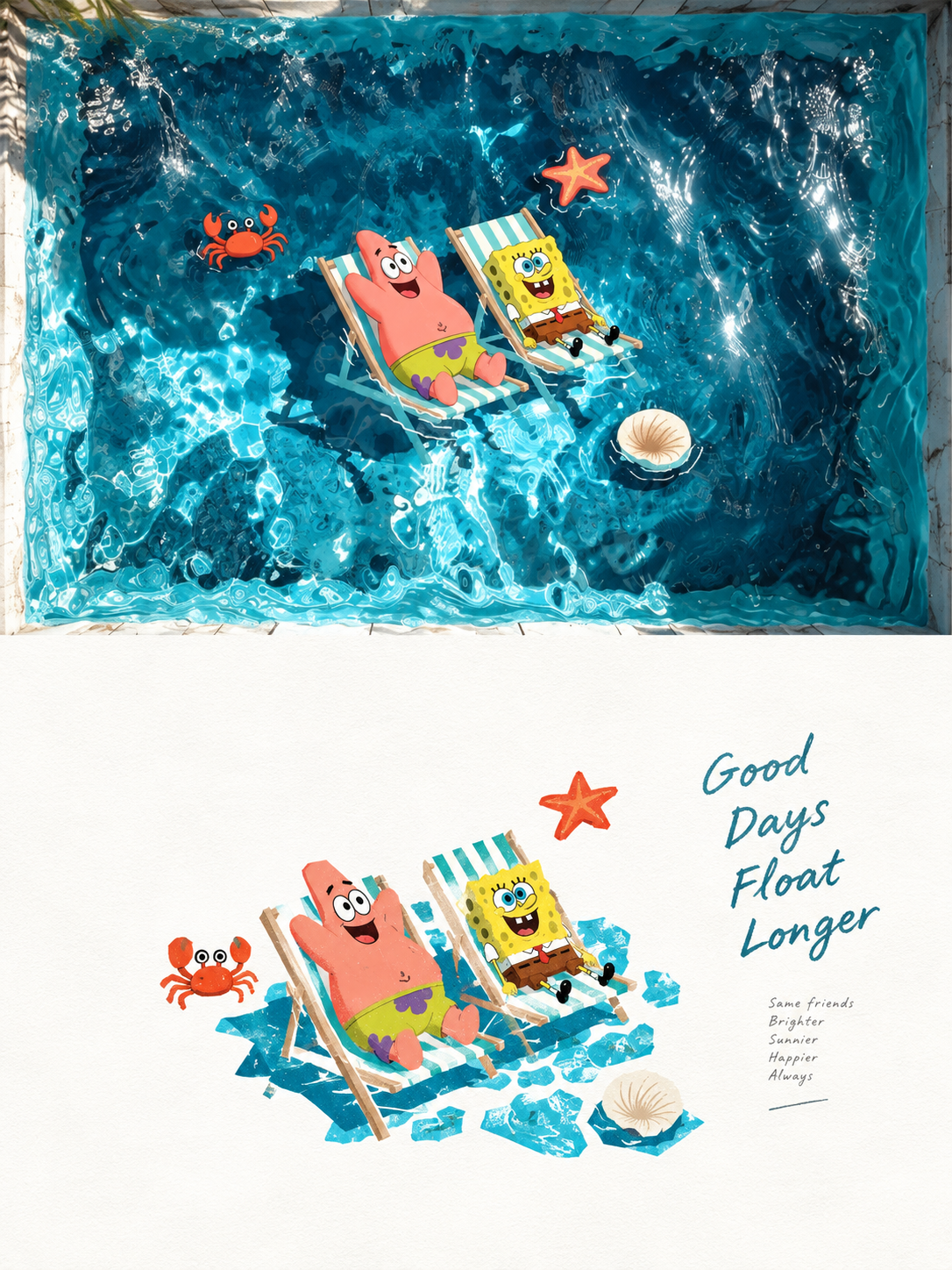Textured Cut-Out Editorial Spot Illustration photo art example